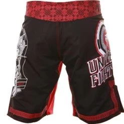 Venum Gladiator Mask Fight Shorts Zwart Venum Fight Wear -Boksen Winkel venum venum gladiator mask fight shorts zwart venu 2