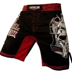 Venum Gladiator Mask Fight Shorts Zwart Venum Fight Wear -Boksen Winkel venum venum gladiator mask fight shorts zwart venu 3