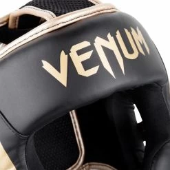 Venum Hoofdbeschermer Elite Headgear Zwart Goud -Boksen Winkel venum venum hoofdbeschermer elite headgear zwart g 3