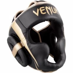 Venum Hoofdbeschermer Elite Headgear Zwart Goud -Boksen Winkel venum venum hoofdbeschermer elite headgear zwart g 6