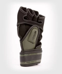 Venum Impact 2.0 MMA Handschoenen Skintex Khaki Zwart -Boksen Winkel venum venum impact 20 mma handschoenen skintex kha 2