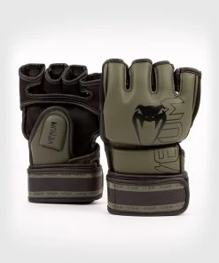 Venum Impact 2.0 MMA Handschoenen Skintex Khaki Zwart -Boksen Winkel venum venum impact 20 mma handschoenen skintex kha 5