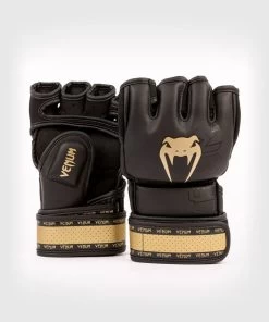 Venum Impact 2.0 MMA Handschoenen Skintex Zwart Goud