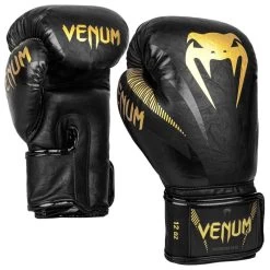 Venum Impact Bokshandschoenen Zwart Goud Muay Thai