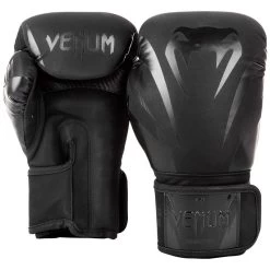 Venum Impact Kickboxing Bokshandschoenen Zwart Zwart -Boksen Winkel venum venum impact kickboxing bokshandschoenen zwa 4