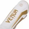 Venum Kickboks Scheenbeschermers Elite Wit Goud -Boksen Winkel venum venum kickboks scheenbeschermers elite wit g