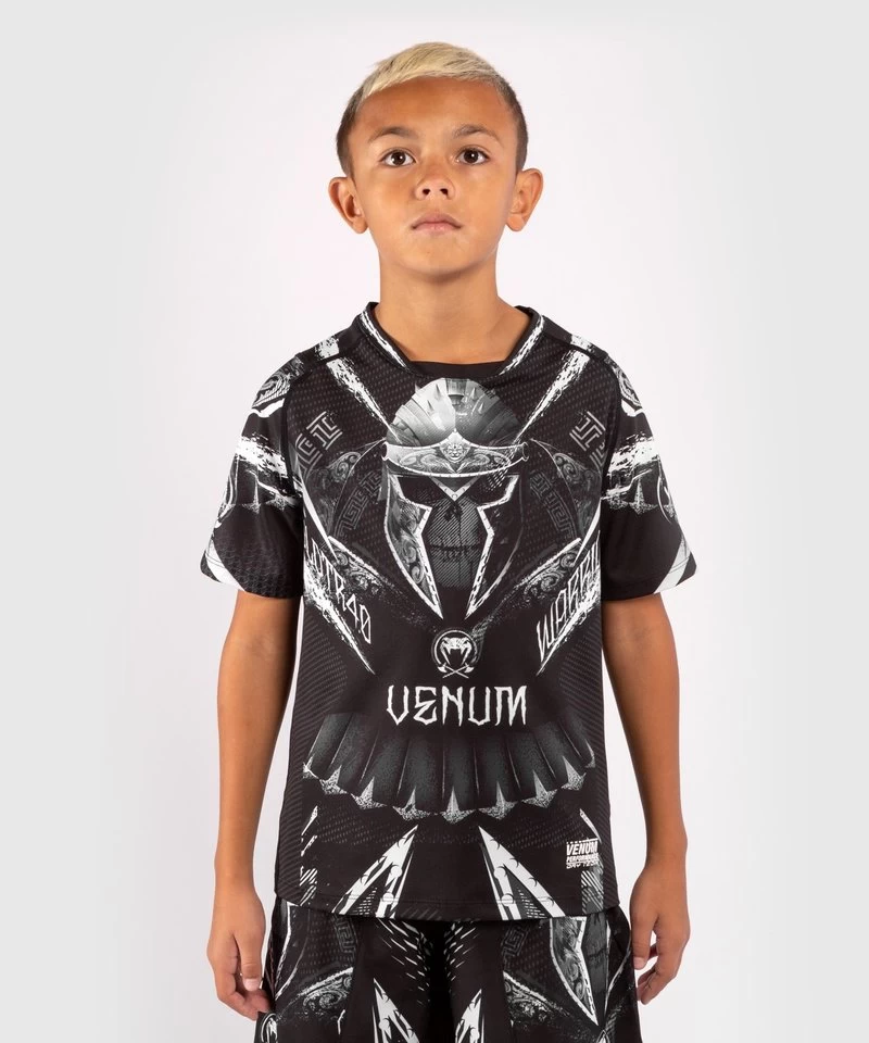 Venum Kids GLDTR 4.0 Dry-Tech T-shirt Zwart Wit 4 Venum Kids GLDTR 4.0 Dry-Tech T-shirt Zwart Wit - Afbeelding 2