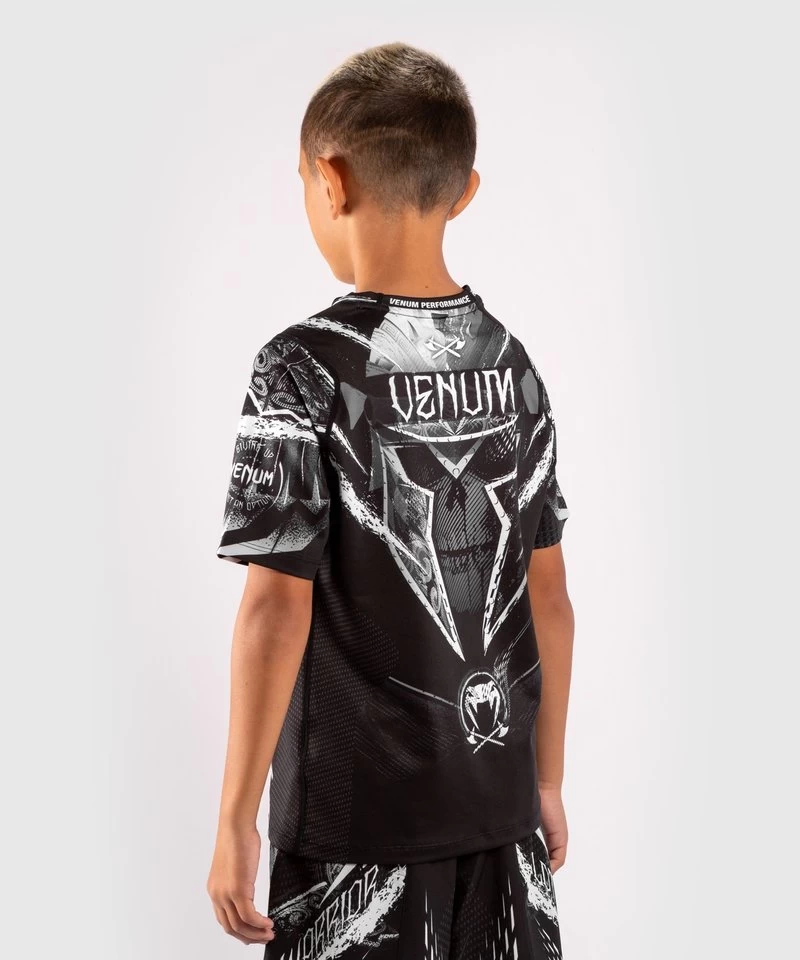 Venum Kids GLDTR 4.0 Dry-Tech T-shirt Zwart Wit 6 Venum Kids GLDTR 4.0 Dry-Tech T-shirt Zwart Wit - Afbeelding 4