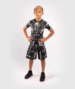 Venum Kids GLDTR 4.0 Rash Guard Zwart Wit 14 Venum Kids GLDTR 4.0 Rash Guard Zwart Wit -Boksen Winkel venum venum kids gldtr 40 rash guard zwart wit 5