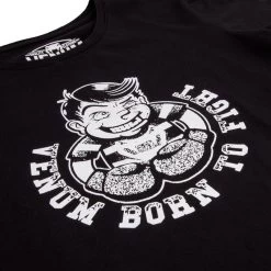 Venum Kids T-shirt Born To Fight Zwart -Boksen Winkel venum venum kids t shirt born to fight zwart 3