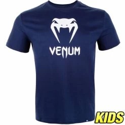 Venum Kleding Classic T Shirt Kids Navy Blue -Boksen Winkel venum venum kleding classic t shirt kids navy blue 2