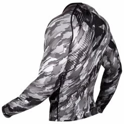 Venum Kleding Tecmo Rashguard L/S Wit Grijs Venum Fightshop -Boksen Winkel venum venum kleding tecmo rashguard l s wit grijs 2