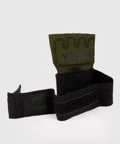 Venum Kontact Gel Glove Wraps Khaki Zwart