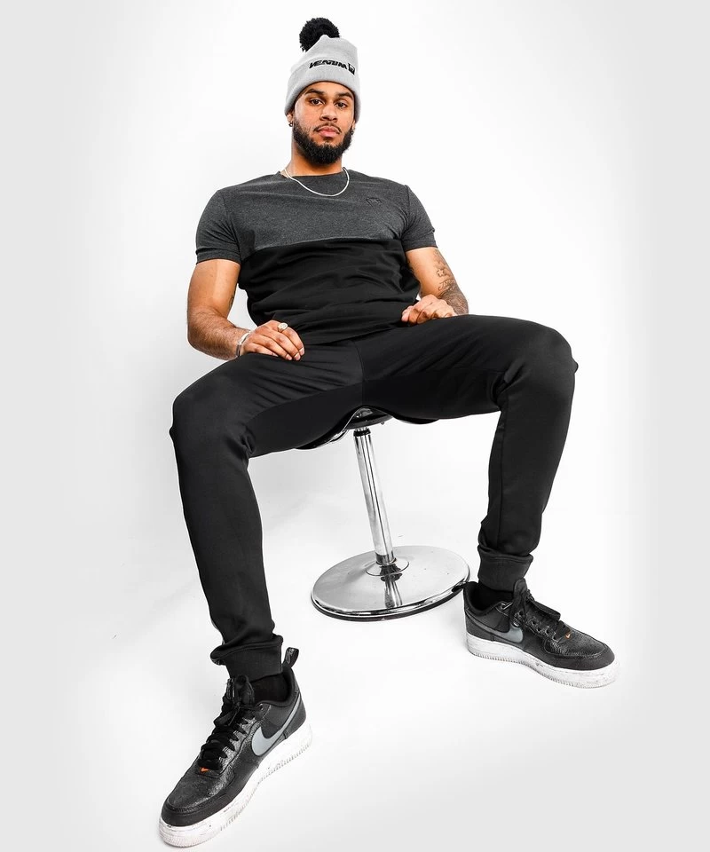 Venum LASER T Shirt Zwart Gemêleerd Grijs 9 Venum LASER T Shirt Zwart Gemêleerd Grijs - Afbeelding 7