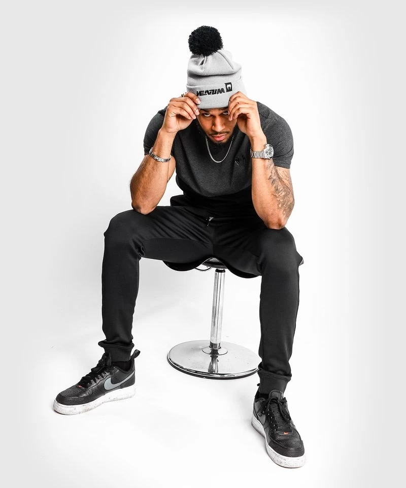 Venum LASER T Shirt Zwart Gemêleerd Grijs 3 Venum LASER T Shirt Zwart Gemêleerd Grijs