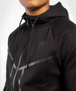 Venum Laser X Connect Hoodie Zwart Zwart -Boksen Winkel venum venum laser x connect hoodie zwart zwart 5