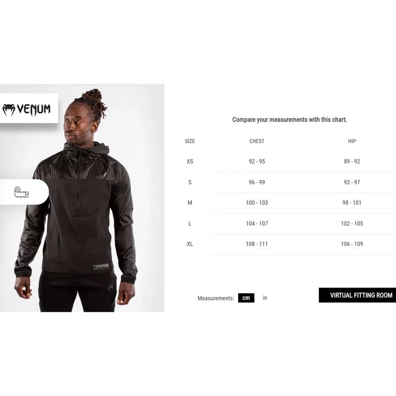 Venum Laser XT Hoodie Zwart Zwart 9 Venum Laser XT Hoodie Zwart Zwart - Afbeelding 7