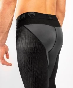 Venum Legging G-Fit Compressiebroek Grijs Zwart -Boksen Winkel venum venum legging g fit compressiebroek grijs zw 4
