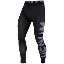 Venum Legging Giant Spats Tights Zwart Grijs -Boksen Winkel venum venum legging giant spats tights zwart grijs 5
