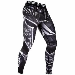 Venum Legging Gladiator Zwart Wit 3.0 Spats Tights Venum Fightstore -Boksen Winkel venum venum legging gladiator zwart wit 30 spats t 6