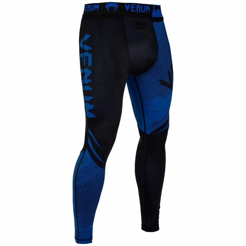 Venum Legging NOGI 2.0 Tight Spats Zwart Blauw - BJJ Kleding 6 Venum Legging NOGI 2.0 Tight Spats Zwart Blauw - BJJ Kleding - Afbeelding 4
