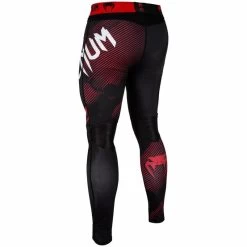 Venum Legging NoGI 2.0 Tight Spats Zwart Rood - BJJ Kleding -Boksen Winkel venum venum legging nogi 20 tight spats zwart rood 2