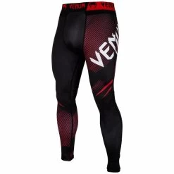 Venum Legging NoGI 2.0 Tight Spats Zwart Rood - BJJ Kleding -Boksen Winkel venum venum legging nogi 20 tight spats zwart rood 3