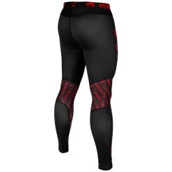Venum Leggings Logos Spats Tights Zwart Rood -Boksen Winkel venum venum leggings logos spats tights zwart rood 2