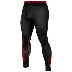 Venum Leggings Logos Spats Tights Zwart Rood -Boksen Winkel venum venum leggings logos spats tights zwart rood 4