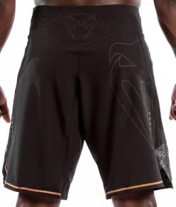 Venum Light 4.0 Fightshort Vechtsportbroek Zwart Brons -Boksen Winkel venum venum light 40 fightshort vechtsportbroek zw 2