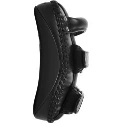 Venum Light Kick Pads Skintex Leer Zwart Op Zwart