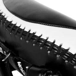Venum Light Kick Pads Skintex Leer Zwart Wit -Boksen Winkel venum venum light kick pads skintex leer zwart wit 5