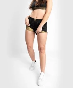 Venum Lightning 2 In 1 Training Short Dames Zwart Goud -Boksen Winkel venum venum lightning 2 in 1 training short dames 4