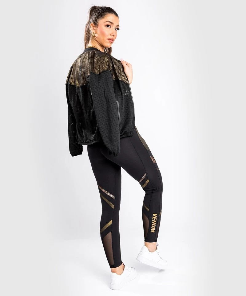 Venum Lightning Legging 7/8 Dames Zwart Goud 10 Venum Lightning Legging 7/8 Dames Zwart Goud - Afbeelding 8