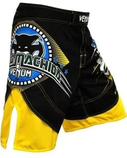 Venum Lyoto Machida Origins Japan Dragon FX Fight Shorts Zwart Geel -Boksen Winkel venum venum lyoto machida origins japan dragon fx 2