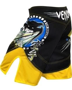 Venum Lyoto Machida Origins Japan Dragon FX Fight Shorts Zwart Geel -Boksen Winkel venum venum lyoto machida origins japan dragon fx 3