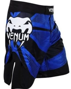 Venum MMA Fightshorts Dan Hardy Outlaw Blauw Zwart -Boksen Winkel venum venum mma fightshorts dan hardy outlaw blauw 3