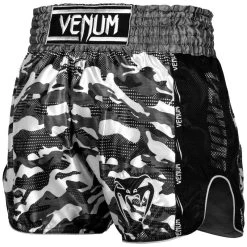 Venum Muay Thai Full Cam Shorts Zwart Wit -Boksen Winkel venum venum muay thai full cam shorts zwart wit 3