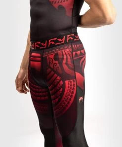 Venum Nakahi Sports Legging Spats Zwart Rood