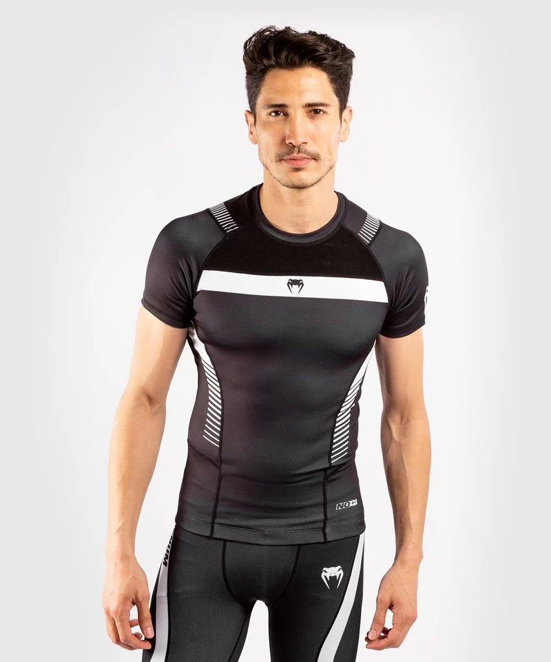 Venum No Gi 3.0 Rash Guard Korte Mouwen Zwart Wit 3 Venum No Gi 3.0 Rash Guard Korte Mouwen Zwart Wit
