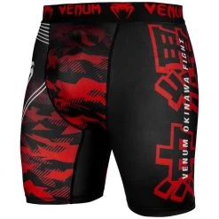 Venum Okinawa 2.0 Compression Short Zwart Wit Rood