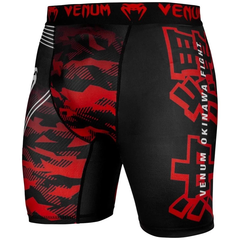 Venum Okinawa 2.0 Compression Short Zwart Wit Rood 3 Venum Okinawa 2.0 Compression Short Zwart Wit Rood