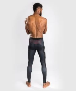 Venum OKINAWA 3.0 Sportlegging Zwart Rood -Boksen Winkel venum venum okinawa 30 sportlegging zwart rood 5