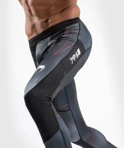 Venum OKINAWA 3.0 Sportlegging Zwart Rood -Boksen Winkel venum venum okinawa 30 sportlegging zwart rood 6