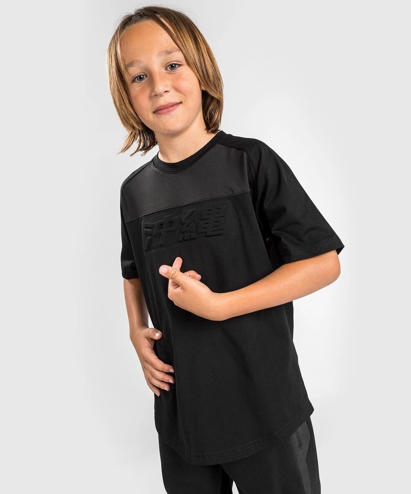 Venum OKINAWA 3.0 T-shirt Kinderen Zwart Rood 5 Venum OKINAWA 3.0 T-shirt Kinderen Zwart Rood - Afbeelding 3