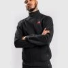 Venum OKINAWA 3.0 Trainingsjack Track Jacket Zwart Rood -Boksen Winkel venum venum okinawa 30 trainingsjack track jacket
