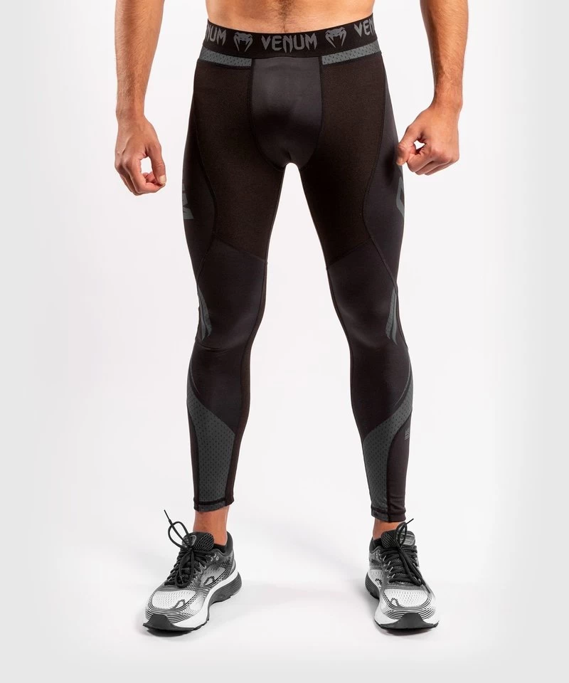 Venum ONE FC Impact Compression Tights Legging Zwart Zwart 8 Venum ONE FC Impact Compression Tights Legging Zwart Zwart - Afbeelding 6