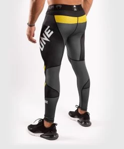 Venum ONE FC Impact Compression Tights Legging Grijs Geel 16 Venum ONE FC Impact Compression Tights Legging Grijs Geel -Boksen Winkel venum venum one fc impact compression tights leggi 4
