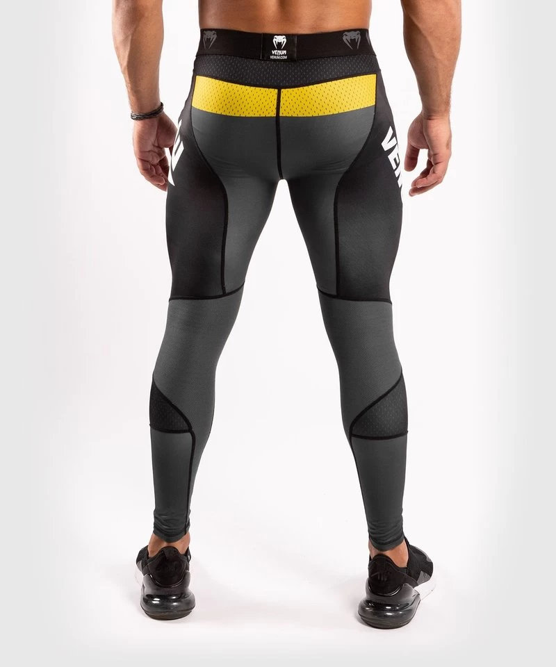 Venum ONE FC Impact Compression Tights Legging Grijs Geel 9 Venum ONE FC Impact Compression Tights Legging Grijs Geel - Afbeelding 7