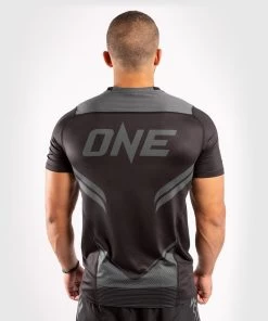 Venum ONE FC Impact Dry Tech T-shirt Zwart Zwart -Boksen Winkel venum venum one fc impact dry tech t shirt zwart z 3